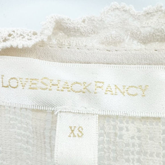 Loveshackfancy Floral Print Karine Mini Dress Magnolia Tea Size XS NWOT - Picture 8 of 12